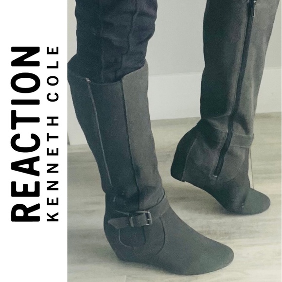 KENNETH COLE Gray suede boots | Size: 7 - Picture 3 of 16